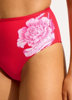 Seafolly Ahoy High Waisted Bikini Bottom - | High Waisted|High Waisted