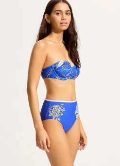 Seafolly Ahoy High Waisted Bikini Bottom - | High Waisted|High Waisted