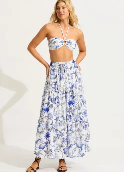 Seafolly Ahoy Maxi Skirt - | Skirts & Sarongs