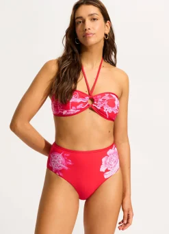 Seafolly Ahoy Ring Front Bandeau Bikini Top - | Bandeau|Bandeau
