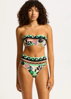 Seafolly Atlantis Bustier Bandeau Bikini Top - | Bikinis|Bandeau