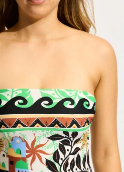 Seafolly Atlantis DD Bandeau One Piece - | Bandeau|Bandeau