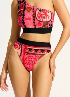 Seafolly Atlantis High Rise Bikini Bottom - | Bikinis|High Waisted