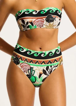 Seafolly Atlantis High Waisted Bikini Bottom - | Bikinis|High Waisted