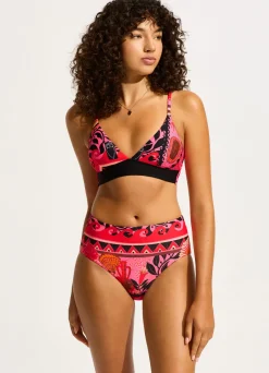 Seafolly Atlantis High Waisted Bikini Bottom - | Bikinis|High Waisted