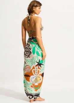 Seafolly Atlantis Sarong - | Skirts & Sarongs