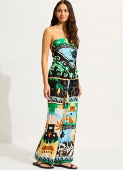 Seafolly Atlantis Wide Leg Pant - | Pants & Shorts