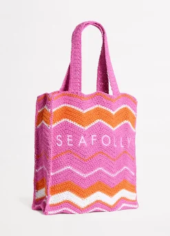 Seafolly Beach Bazaar Crochet Tote Bag - | Beach Bags