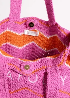 Seafolly Beach Bazaar Crochet Tote Bag - | Beach Bags