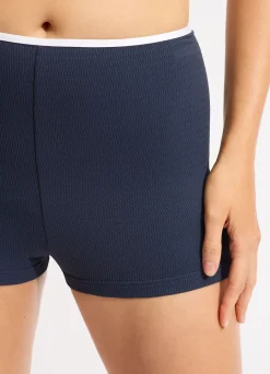 Seafolly Beach Bound Boyleg Bikini Bottom - | More Coverage|More Coverage