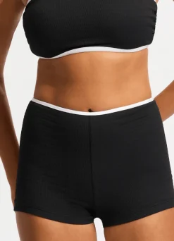 Seafolly Beach Bound Boyleg Bikini Bottom - | Bikinis|More Coverage