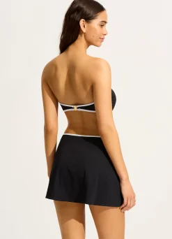 Seafolly Beach Bound Ring Front Bandeau Bikini Top - | Bikinis|Bandeau