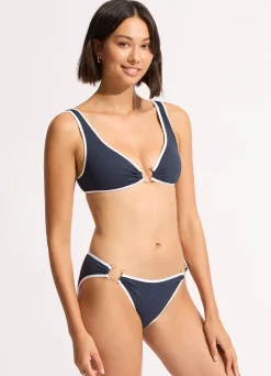Seafolly Beach Bound Ring Front Tank Bikini Top - | Bralette|Bralette