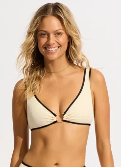 Seafolly Beach Bound Ring Front Tank Bikini Top - | Bikinis|Bralette