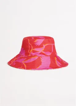 Seafolly Birds Of Paradise Bucket Hat - | Beach Hats