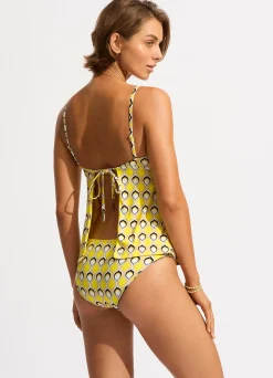 Seafolly Birds Of Paradise Reversible Hipster Bikini Bottom - | Hipster|Hipster