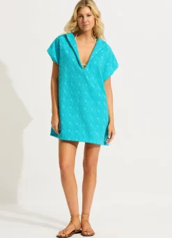 Seafolly Birds Of Paradise Towel Poncho - | Beach Towels