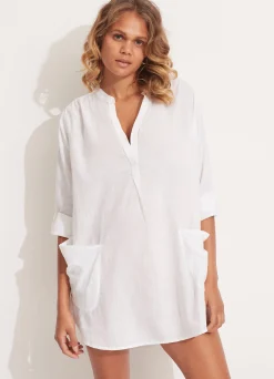Seafolly Boyfriend Beach Shirt - | Maternity|Kaftans & Cover Ups