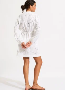 Seafolly Broderie Cover Up - | Beach Dresses|Kaftans & Cover Ups