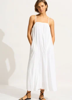 Seafolly Broderie Maxi Dress - | Beach Dresses