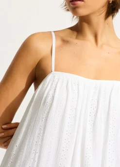 Seafolly Broderie Maxi Dress - | Beach Dresses