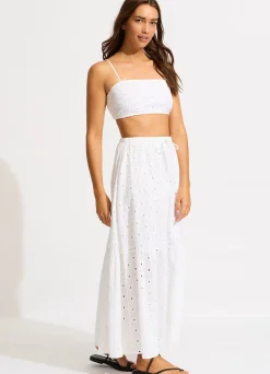 Seafolly Broderie Maxi Skirt - | Skirts & Sarongs