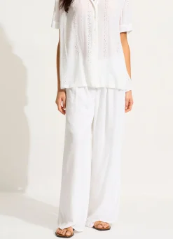 Seafolly Broderie Pant - | Pants & Shorts