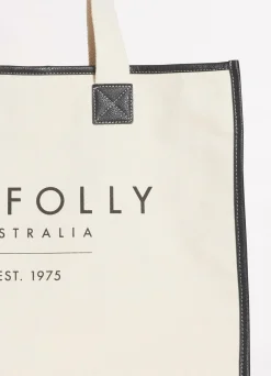 Seafolly Canvas Tote Bag - | Beach Bags