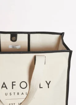 Seafolly Canvas Tote Bag - | Beach Bags