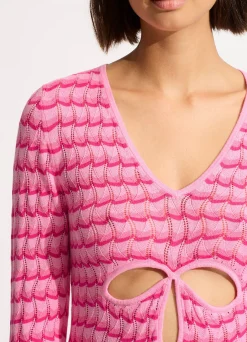 Seafolly Carnaby Knit Cover Up - | Beach Dresses|Kaftans & Cover Ups