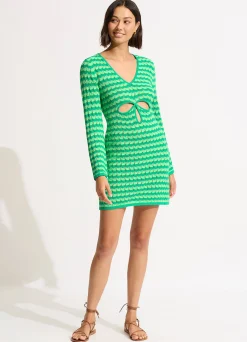 Seafolly Carnaby Knit Cover Up - | Beach Dresses|Kaftans & Cover Ups