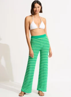 Seafolly Carnaby Knit Pant - | Pants & Shorts