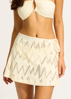 Seafolly Chiara A-Line Mini Skirt - | Skirts & Sarongs