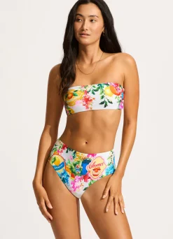 Seafolly Ciao Bella Bandeau Bikini Top - | Bikinis|Bandeau