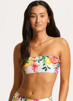 Seafolly Ciao Bella Bandeau Bikini Top - | Bikinis|Bandeau
