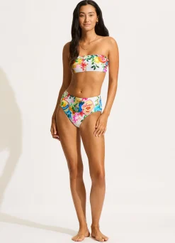 Seafolly Ciao Bella Bandeau Bikini Top - | Bikinis|Bandeau