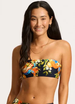 Seafolly Ciao Bella Bandeau Bikini Top - | Bikinis|Bandeau