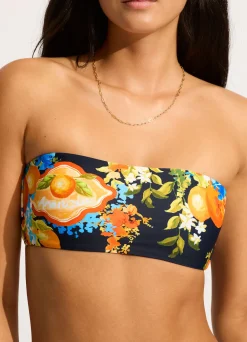 Seafolly Ciao Bella Bandeau Bikini Top - | Bikinis|Bandeau