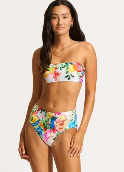 Seafolly Ciao Bella High Waisted Bikini Bottom - | Bikinis|High Waisted