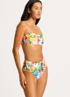 Seafolly Ciao Bella High Waisted Bikini Bottom - | Bikinis|High Waisted