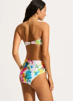 Seafolly Ciao Bella High Waisted Bikini Bottom - | Bikinis|High Waisted