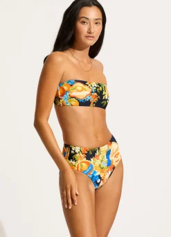 Seafolly Ciao Bella High Waisted Bikini Bottom - | Bikinis|High Waisted