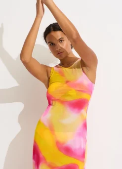 Seafolly Colour Crush Mesh Midi Cover Up - | Beach Dresses