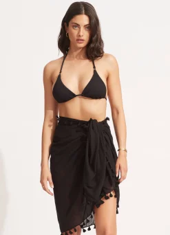 Seafolly Cotton Gauze Sarong - | Skirts & Sarongs