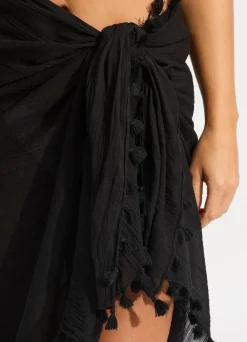 Seafolly Cotton Gauze Sarong - | Skirts & Sarongs