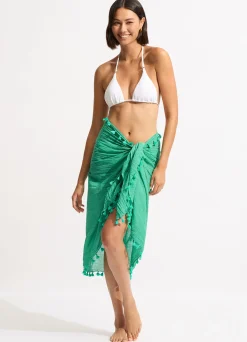 Seafolly Cotton Gauze Sarong - | Skirts & Sarongs