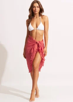 Seafolly Cotton Gauze Sarong - | Skirts & Sarongs