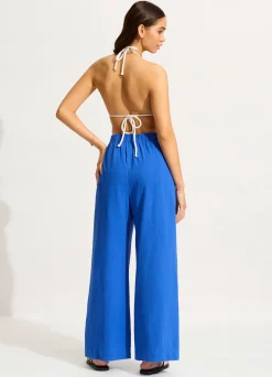 Seafolly Crinkle Beach Pant - | Pants & Shorts