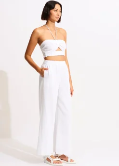 Seafolly Crinkle Beach Pant - | Pants & Shorts