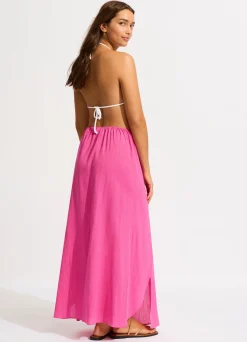 Seafolly Crinkle Wrap Maxi Skirt - | Skirts & Sarongs